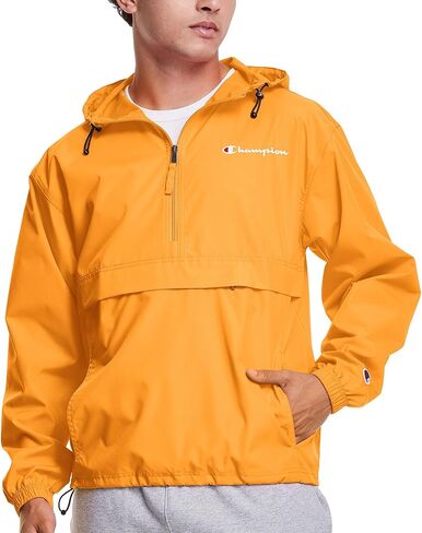 Champion Men's Jacket, Stadium Packable Wind and Water Resistant Jacket (Reg. Or Big & Tall) in Saudi Arabia