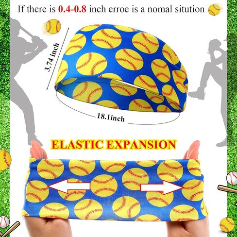 Foaincore 16 PCS Sports Headbands for Men Rugby Softball Baseball Sports Stready Beachning Moistur in Saudi Arabia