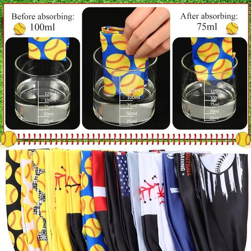 Foaincore 16 PCS Sports Headbands for Men Rugby Softball Baseball Sports Stready Beachning Moistur in Saudi Arabia
