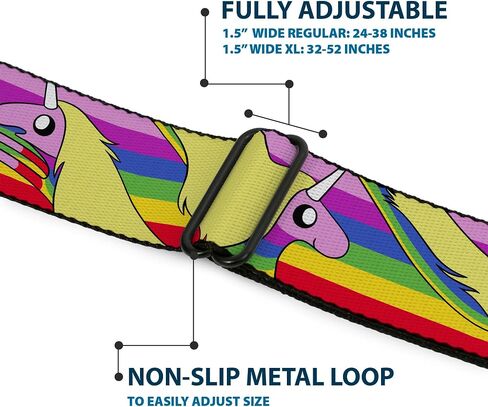 Cartoon Network Belt, Seatbelt Buckle Belt, Adventure Time Lady Raincorn Poses Stripe Rainbow, Adjustable in Saudi Arabia