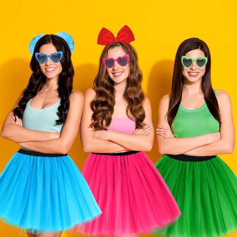 12 PCS ANEME ANIME COSTUME تشمل عصابة رأس القوس والنظارات وتنورات TUTU وجوارب الركبة وحلقات الشعر للنساء in Kuwait
