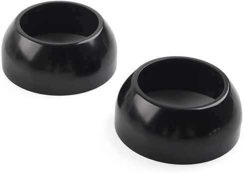 Gzyf Potorcycle Billet Front 39mm Cop Fork Cap Cover Cover Loved For Harley for Sportster Dyna Low Rider Sport Glide Black in Saudi Arabia
