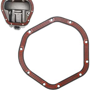 Downhill 1 PC Differential Cover Gasket, Drivetrain Sealing Lube Locker Cover, Differential Gasket Replace Part OE#DLLR-D044, Compatible with JEEP FORD GMC Axle Dana 60 50 70 (Red) in Saudi Arabia