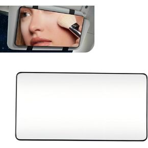 SLIMI 1 PC Car Mirror, Universal Sunvisor Cosmetic Mirror, HD Sun-shading Vanity with Strap, Driver/Passenger Sun Visor Mirrors, for Most Cars, Trucks, SUVs (Black) in Kuwait