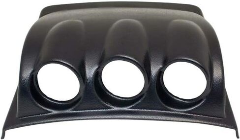Glowshift Black Triple Dashboard Gauge Pod متوافق مع فولكس واجن VW Beetle 1998-2005 - ABS Plastic - Mounts (3) 2-1/16 " in Saudi Arabia