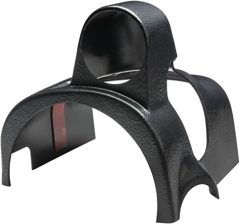 GlowShift Black Single Steering Column Gauge Pod Compatible with Ford Super Duty F-250 F-350 6.0L 7.3L Power Stroke 1999-2007 - Mounts (1) 2-1/16" Gauge to Steering Column - ABS Plastic in Saudi Arabia