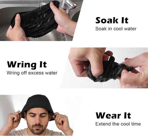 2 Pcs Cooling Skull Caps Helmet Liner, Sweat Wicking Mesh Hard Hat Line, Lightweight Running Beanie Cycling for Men Women Motorcycle (Black, Gray) in Kuwait