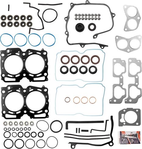 LS Gasket مجموعة مع براغي لعام 1999-2003 Subaru Forester Legacy Outback Impreza Baja 2.5L SOHC ، رقم الجزء المتبادل HS26170PT-1 ES72212 ، مجموعة حشية محرك الأسطوانة لرمز المحرك EJ25 in Kuwait