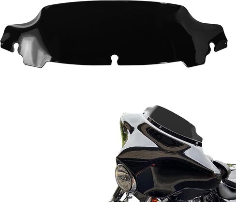 5 في Wave Motorcycle Windshield لـ Harley Davidson Touring Electra Glide و Street Glide و Ultra Limited و Tri Glide Models 2014-2023 in Kuwait