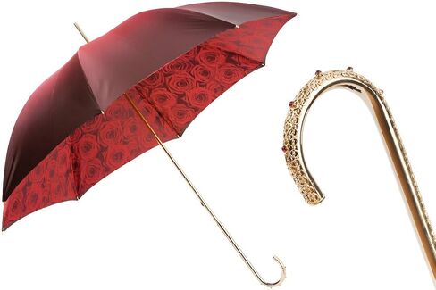 Pasotti 189 50884-1 U2 - Red Roses Smbrella. قطعة قماش مزدوجة in Kuwait
