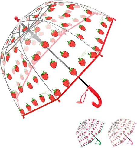 Merciband Kids Clear Dome نوع المظلة الفراولة 3Color in Kuwait