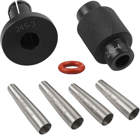 GM245 Fuel Injector Seals Tools Set, Vehicle Injector Seal No Leak Installation Adapter, Replaces for EN-49245 EN-51105 18683AA000, Compatible with 2.0L 2.5L 5.3L 6.2L Auto Engines in Saudi Arabia