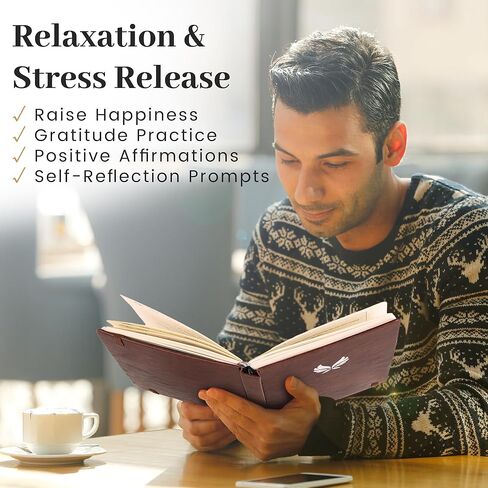 Yoment Gratitude Journal for Women - Self Care Journal for More Happiness, Mindfulness, Positivity & Affirmation, Daily Gratitude Journals with Prompts Undated Guided Journals Spiritual Gifts, Pink in Kuwait