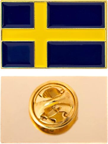 Desert Cactus Sweden Lapel Pin Country Enamel Made of Metal Souvenir Hat Men Women Patriotic Swedish (Waving Flag Lapel Pin) in Saudi Arabia