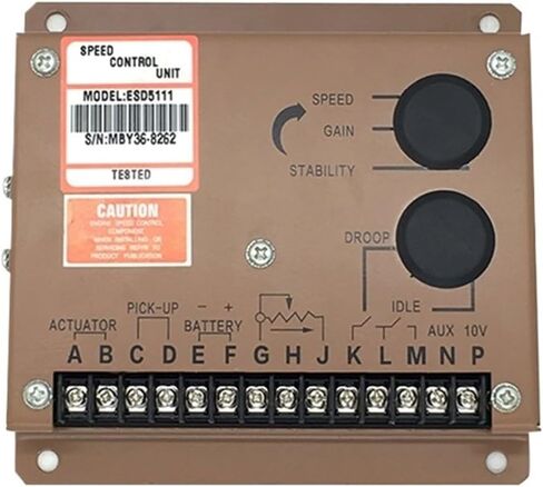 1Pcs ESD5111 Engine Motor Speed Controller for Diesel Generator Controller Power Supply Genset Parts 12v 24v Speed Govornor in Saudi Arabia