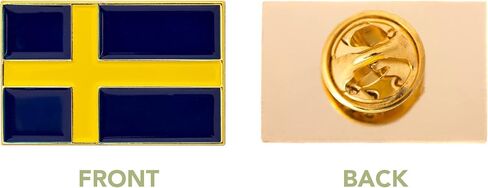 Desert Cactus Sweden Lapel Pin Country Enamel Made of Metal Souvenir Hat Men Women Patriotic Swedish (Waving Flag Lapel Pin) in Saudi Arabia