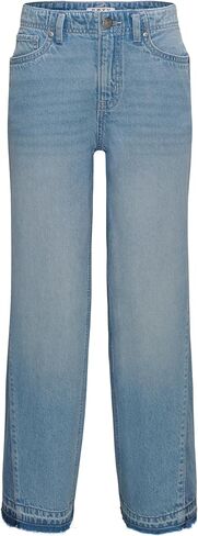 Roxy Girls's Girls Wide Wave Rider Cotton Cotton Jeans ، Fit Reloved in Saudi Arabia