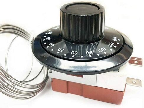 Universal Capillary Thermostat Cooling Radiator Fan Control Switch TS-120SR, Featuring 0-120°C Heating/Cooling in Saudi Arabia