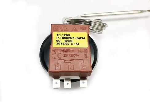 Universal Capillary Thermostat Cooling Radiator Fan Control Switch TS-120SR, Featuring 0-120°C Heating/Cooling in Saudi Arabia
