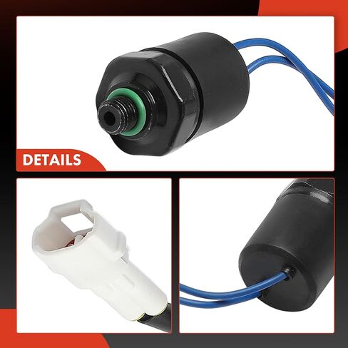 A-Premium A/C Condenser Fan Switch[2 Pins] Compatible with Toyota Camry 1988-1990, Celica 1987-1989, Tercel 1988-1990 in Kuwait