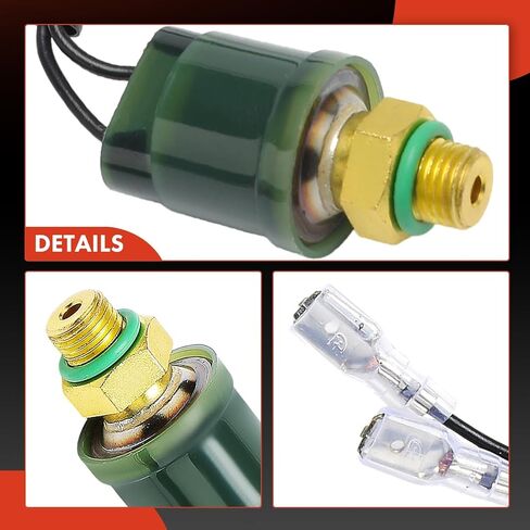 مفتاح مروحة مكثف A-premium A/C [2 دبابيس] متوافق مع Mercedes-Benz SL320 1994-1997 ، SL500 SL600 1994-1998 ، 300CE 1990-1993 ، 300D ، 300E ، 300SD ، 300SE ، 300SL ، 300SL ، 300T ، 500SL ، 600SL in Kuwait