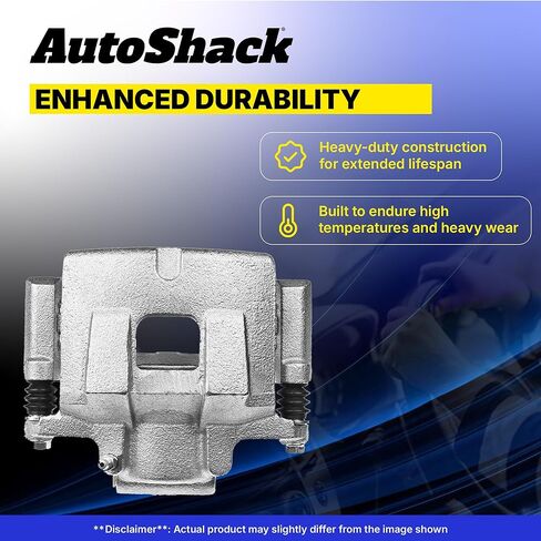 Autoshack الخلفية الخلفية الفرامل الفرجار | استبدال 2001-2010 Ford Explorer 2007-2010 Ford Explorer Sport Trac 2003-2007 Jeep Liberty 2003-2006 Jeep TJ 2001-2010 Mercury Mountaineer | 1-PC in Kuwait