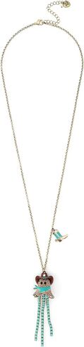 Betsey Johnson Women's Cowboy Ghost Fringe Y-Necklace in Saudi Arabia