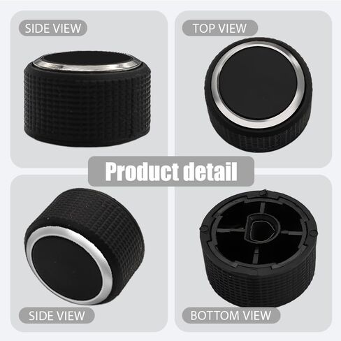 2PCS Car Rear Radio Volume Control Knob, Control Buttons, Radio Repair Kit Replacement Button, Car Rear Audio Dial Tuner Auto Accessories for Chevy GMC Buick, Replace OEM# 22912547 in Saudi Arabia