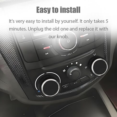 2PCS Car Rear Radio Volume Control Knob, Control Buttons, Radio Repair Kit Replacement Button, Car Rear Audio Dial Tuner Auto Accessories for Chevy GMC Buick, Replace OEM# 22912547 in Saudi Arabia