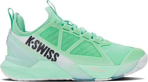 K-Swiss Women's K-Frame Tennis Shoe (ناعم النيون النيون/الأبيض/النيون الباستيل الوردي). in Kuwait