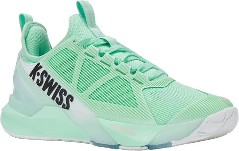 K-Swiss Women's K-Frame Tennis Shoe (ناعم النيون النيون/الأبيض/النيون الباستيل الوردي). in Kuwait
