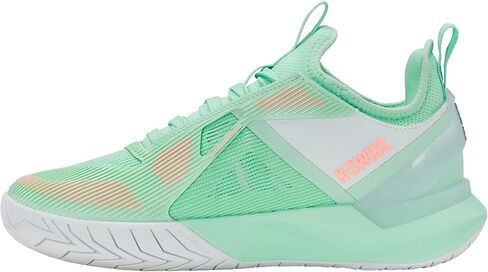 K-Swiss Women's K-Frame Tennis Shoe (ناعم النيون النيون/الأبيض/النيون الباستيل الوردي). in Kuwait