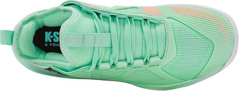 K-Swiss Women's K-Frame Tennis Shoe (ناعم النيون النيون/الأبيض/النيون الباستيل الوردي). in Kuwait