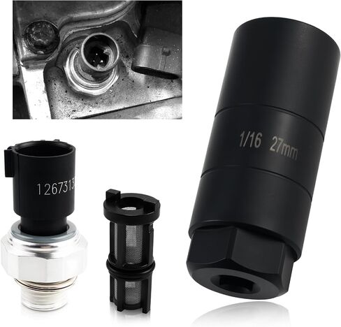 Car Oil Pressure Sensor Replace OEM 12673134,Oil Pressure Switch Socket & Oil Pressures Sending Unit Compatible with GMC Hummer Buick,Oils Pressures Sensor Socket with 3/8" Drive in Saudi Arabia