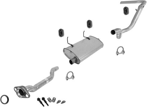 Muffler Exhaust Pipe Replacement Parts For Ford Ranger 3.0L 4.0L 1998 1999 2000 2001 2002 2003 With126" Inch Wheelbase Ranger in Saudi Arabia