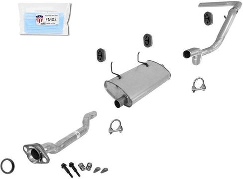 Muffler Exhaust Pipe Replacement Parts For Ford Ranger 3.0L 4.0L 1998 1999 2000 2001 2002 2003 With126" Inch Wheelbase Ranger in Saudi Arabia
