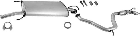 قطع الغيار لعام 2006 2007 2008 2009 2010 2011 2012 Toyota RAV4 2.4L 2.5L Middle Muffler System & الذيل in Kuwait
