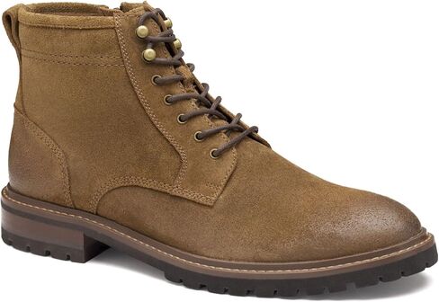 Johnston & Murphy Men's Barrett Plain Toe Lace-Up Dress Boot Nature Boot in Kuwait