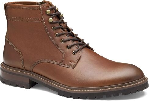Johnston & Murphy Men's Barrett Plain Toe Lace-Up Dress Boot Nature Boot in Kuwait