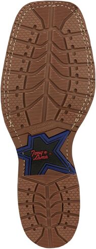 Tony Lama Men's Prescott Exotic Pirarucu Western Boot Broad Square Toe - Ep6097 in Saudi Arabia