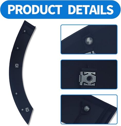 Rear Right Fender Flare for Transit 150 250 350 2015-2023, Wheel Arch Molding Trim Splash Guard Accessories, Replace OEM # CK4Z61280K96AC, FO1791121, Passenger Side, 1PC in Kuwait