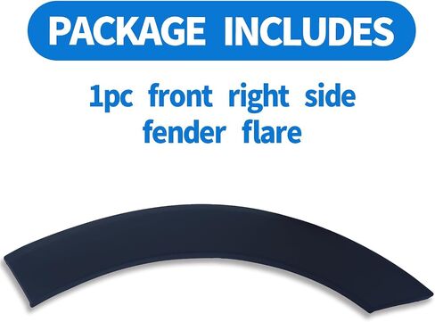 Rear Right Fender Flare for Transit 150 250 350 2015-2023, Wheel Arch Molding Trim Splash Guard Accessories, Replace OEM # CK4Z61280K96AC, FO1791121, Passenger Side, 1PC in Kuwait