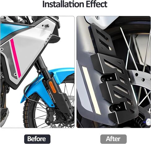 For CFMOTO 450MT 450-MT IBEX 450 2023 2024 2025 Motorcycle Front Fork Protector Mudguard Slider Guard Accessories in Saudi Arabia