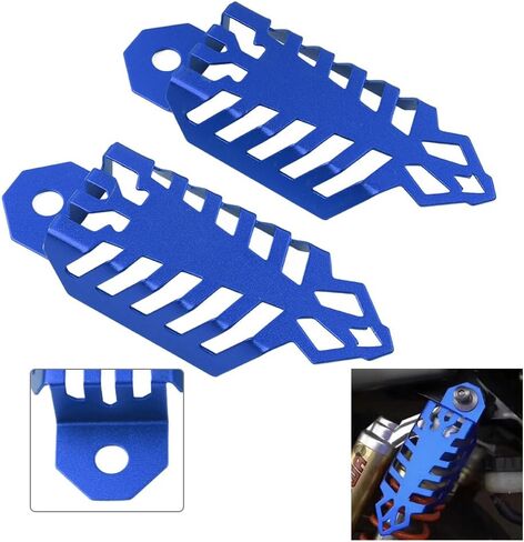 GZYF 2pcs Aluminium Alloy Universal Fork Dust Guard Spring Covers Protector Shock Absorber Blue For Universal On/Off Road Motorcycle Dirt Bikes Motorbike in Saudi Arabia