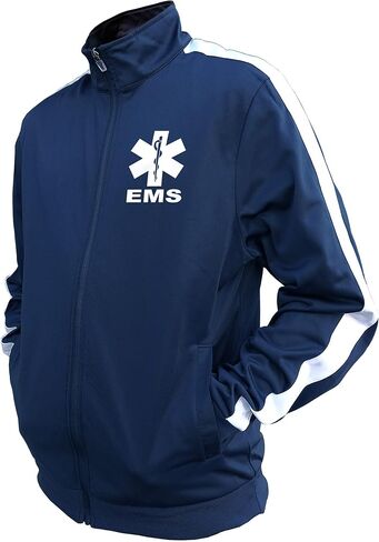 Smart People Clothing EMS Track Jacket with Reflective Decorations Front and Back. in Saudi Arabia