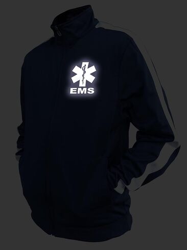 Smart People Clothing EMS Track Jacket with Reflective Decorations Front and Back. in Saudi Arabia