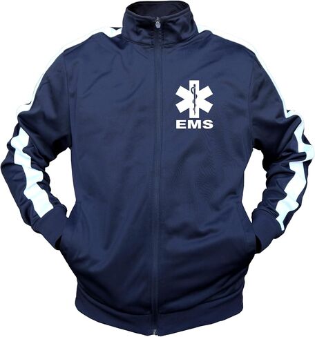 Smart People Clothing EMS Track Jacket with Reflective Decorations Front and Back. in Saudi Arabia