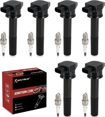 UF481 Ignition Coil Pack and Iridium Spark Plugs Set of 6 Compatible with Mitsubishi Endeavor 2004-2008, Galant 2004-2007 3.8L V6,Replace#,19005287,1832A070,MN187373 in Saudi Arabia