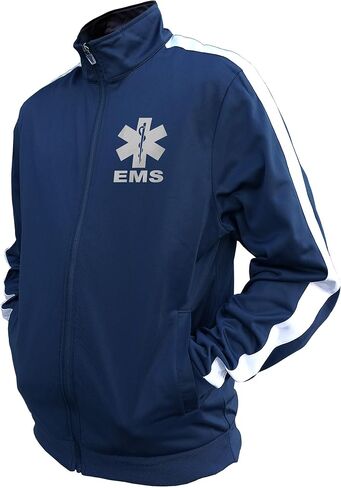 Smart People Clothing EMS Track Jacket with Reflective Decorations Front and Back. in Saudi Arabia
