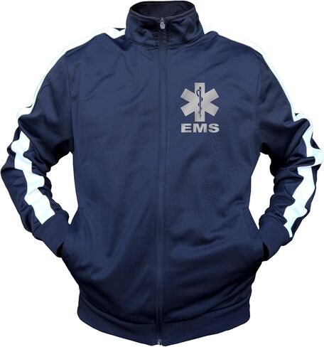 Smart People Clothing EMS Track Jacket with Reflective Decorations Front and Back. in Saudi Arabia